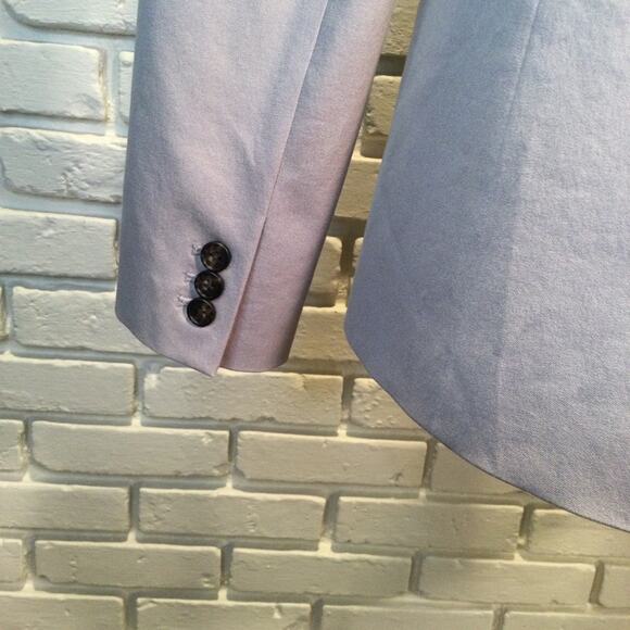 J. Crew Light Gray Parke Blazer in Bi Stretch 4 Tall - Picture 5 of 6